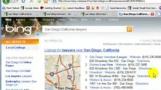 San Diego attorney - seo - search engine opimization tips