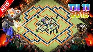 New BEST (TH11) ⚔ Town Hall 11 War Base 2018 W/PROOF Anti 1/2 Star  Lavaloon/Bowler With Replay 2018