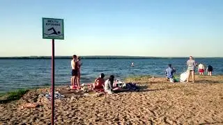 Анапа в Курской области. Курчатовское море .Обзор городского пляжа Бриз в г Курчатов.