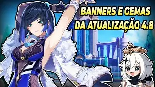 PARA TUDO!!! Estimativa de Gemas e Personagens da 4.8 de Genshin Impact!!!