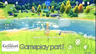 Genshin impact beta first 10 minutes Gameplay 1 Android/ios openworld