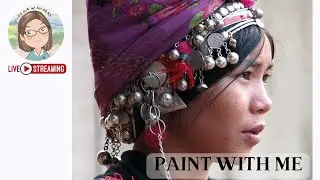 Art Livestream| Akha Girl
