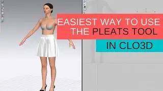 CLO3D Pleats and Pleats Sewing Tools