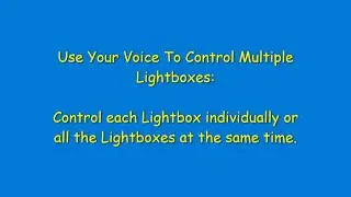 Use Alexa To Switch On/Off One Lightbox Or All Your Lightboxes