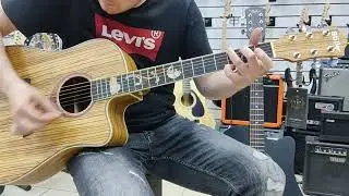 Акустическая гитара Stiller DM 41 Zebrano