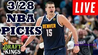 🔴LIVE - DRAFTKINGS & YAHOO NBA PICKS | MONDAY 3/28/22 | NBA DFS PICKS