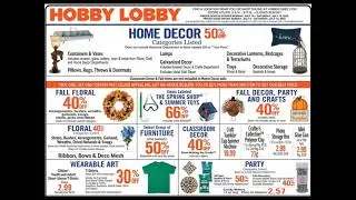 Hobby Lobby Weekly Ad July 9 – July 15, 2023