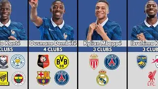 French Players & The Number of Clubs They Played