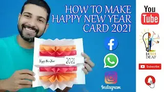How to make Happy new year card 2021?
