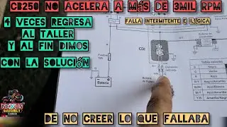 Falla Intermitente Moto se ahoga a bajas revoluciones/Nunca pensé que fallará este componente.