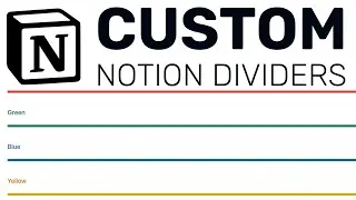 Notion Tutorial: How to change your divider color in Notion! 🌈 (quick and easy)