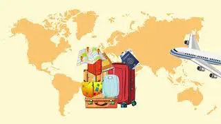 Travel time\\motion graphic\\#aftereffects #maac #youtube #travel #traveltime #motiongraphics