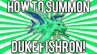 Terraria 1.2.4: How to Summon Duke Fishron! (NEW BOSS!) @demizegg