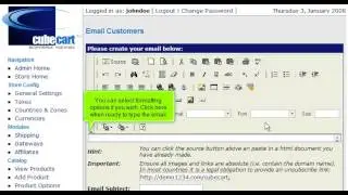 Tutorial: How to send email in CubeCart | LayerOnline Web Hosting