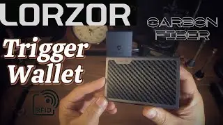 TRIGGER WALLET | LORZOR | FIBRA DE CARBONO Y PROTECCIÓN RFID