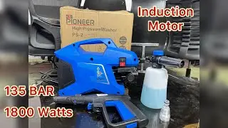Pioneer PS2 induction motor pressure washer 135BAR 1800 Watts
