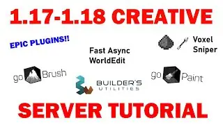 1.17-1.18 Minecraft creative mode single-player building server with the best plugins [Tutorial]