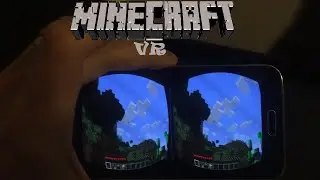 how to play minecraft in VR on your phone FREE works with all pc games