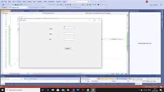 How to Insert data in database c# visual studio 2019