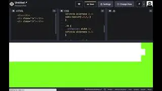 coding a green screen transition