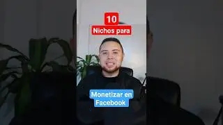10 ideas de NICHOS para MONETIZAR Facebook