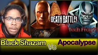WATCH: BLACK ADAM VS APOCALYPSE (DC VS MARVEL) - DEATH BATTLE! REACTION