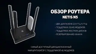 Обзор двухдиапазонного роутера Netis N5