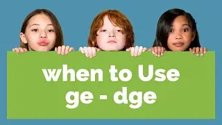 138 WBR and Phonics: Decoding -GE and -DGE Words  * FREEBIE** #readingtutorial #esol #esl #dyslexia