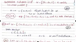 Math 2 4. 3   subspacs of vector space
