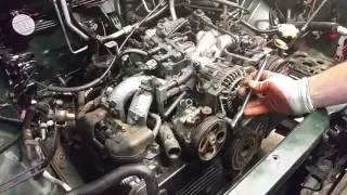 Subaru engine removal EJ25