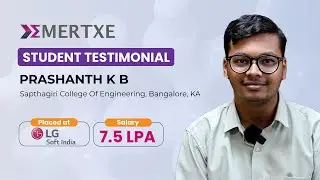 Emertxe Reviews: Prashant Placed at LG Soft | Best Training Institute for Embedded Systems