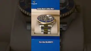 Rolex green? Not today! Every Bluesy deserves a box to match. Watch the magic transformation happen