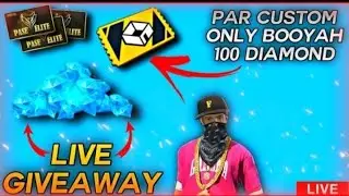 FREE FIRE LIVE GIVEAWAY | FREE FIRE LIVE CUSTOM ROOM |TOP UP