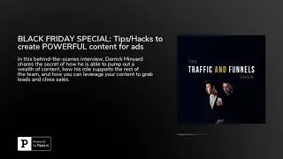 BLACK FRIDAY SPECIAL: Tips/Hacks to create POWERFUL content for ads