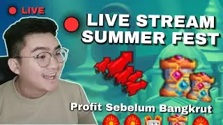 LIVE STREAM SUMMER 2024 | PROFIT SEBELUM BANGKRUT | Growtopia Live 2024
