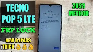 TECNO POP 5 LTE||LATEST FRP BYPASS TRICKS||2023 NEW METHOD
