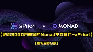 【融资3000万美金的Monad生态项目aPriori -撸毛思路分享】