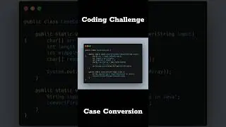 🔠➡️🔡 Coding Challenge : Case Conversion (Convert first half of the string into lowercase) 🔠➡️🔡