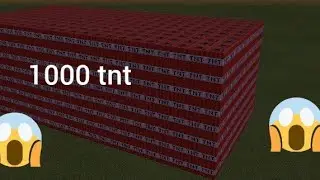minecraft 1000 tnt patlattık 😎😎