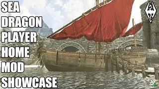 Xbox Skyrim SE: SEA DRAGON SHIP HOME Player Home Mod Showcase
