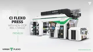 Flexo printing press ǀ OKTOFLEX PREMIUM non-stop reel change