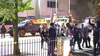 Police Firing Chemical Agents at Protesters