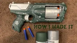 How I made my custom painted Halo Strongarm. #nerf #nerfgun #paintjob #halo #shorts