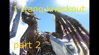 Knocked out a lvl 145 fire dragon with 1 tranq dart!!