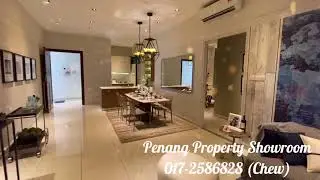 Queens Waterfront 1,200sqft Showroom| Queensbay Mall Seaview Condo| Penang Malaysia Top Seaview Cond