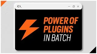The Power of using plugins in batch | CMD Plugins | Advanced Notepad Tricks