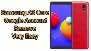 Samsung Galaxy A3 Core Google AccountBypass Frp Bypass Samsung A3 CoreAndroid 10 Without PC