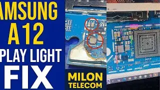 Samsung A12 Display Light Solution | 100% Tested & Working Method | Milon Telecom