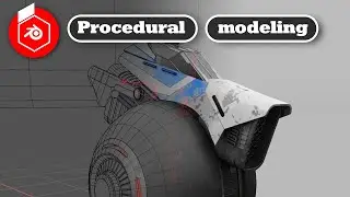 create high quality meshes with procedural modeling in blender