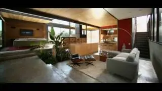 Plant Prefab Santa Monica Show Home Downstairs Time-Lapse